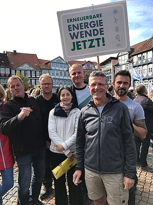 Wir unterstützen die Energiewende :)